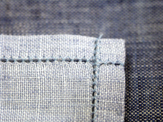 表情豊かなリネンの生地