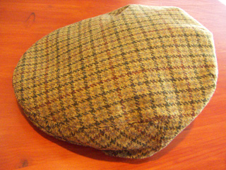 ツイードのハンチング