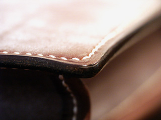 麻糸を使った手縫い