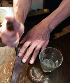 ネンを入れる工程