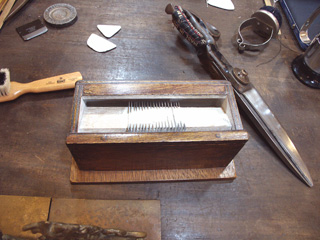 ギーブス時代から愛用のチョークシャープナー