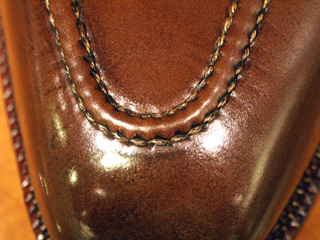 ビスポークシューズのUチップ(サンプル)