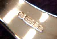 ホールマークの刻印