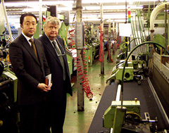 テーラー&ロッヂ社長ゴードン・ケイ氏とテーラー・アスコットの大谷潤氏