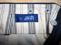 グレーフランネルパンツ