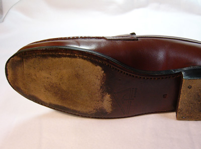 中級品のアウトソール