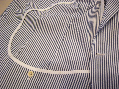 羊屋 シアサッカー“一枚仕立て”ジャケット