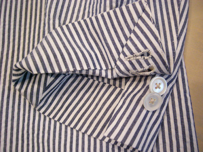 羊屋 シアサッカー“一枚仕立て”ジャケット