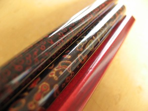 五十音　漆塗り鉛筆