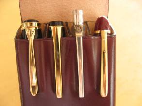 GANZO×趣味の文具箱 マエストロ 4本挿しペンケース