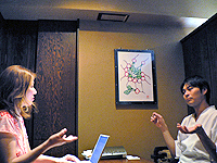 ガイドと笠原シェフ