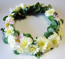 マーガレットの花かんむり