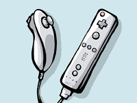 Wiiコントローラーの図