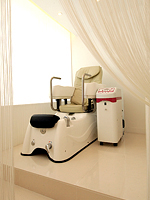 炭酸ガスで半身浴