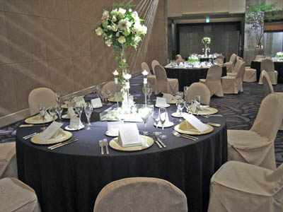 結婚式のゲストのためのテーブルコーディネートメージ