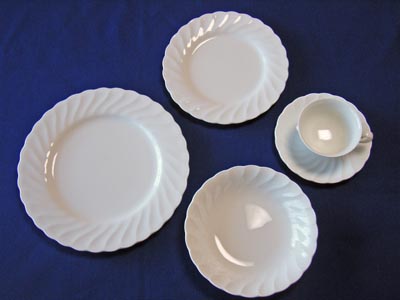 一人前洋食器の基本、4種類の食器