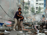 ガメラ・名駅三丁目シーン