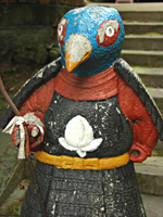 後から作られた石製のキジ