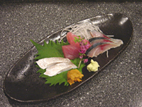 じろまる・刺身盛り合わせ