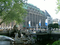 デュッセルドルフの街並み