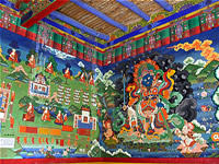 ラマユル・ゴンパの壁画