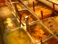 古早味豆花のトッピング